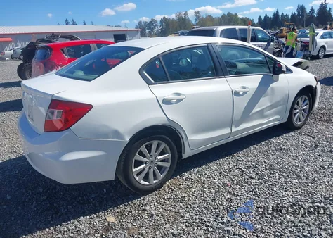 2012 Honda Civic Ex from USA, damaged, VIN 19XFB2F89CE302556